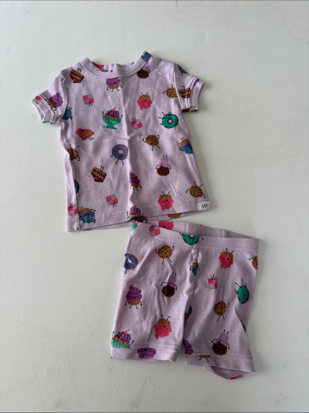 baby GAP - Dessert Print Short Pajama Set
